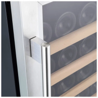 Встраиваемый винный шкаф Temptech WPQ38SCS, серебристый