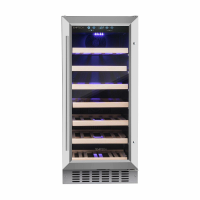 Встраиваемый винный шкаф Temptech WPQ38SCS, серебристый