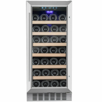 Встраиваемый винный шкаф Temptech WPQ38SCS, серебристый