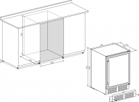 Винный шкаф Temptech WPQ60SCS, серебристый