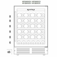 Винный шкаф Temptech WPQ60SCS, серебристый