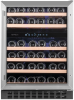 Встраиваемый винный шкаф Temptech WPX60DCS, серебристый