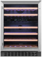 Встраиваемый винный шкаф Temptech WPX60DCS, серебристый
