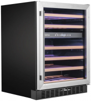 Встраиваемый винный шкаф Temptech WPX60DCS, серебристый