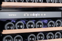 Встраиваемый винный шкаф Temptech WPX60DCS, серебристый