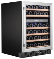 Встраиваемый винный шкаф Temptech WPX60DCS, серебристый