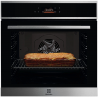 Духовой шкаф встраиваемый Electrolux LOE8F38X, черный/нержавеющая сталь