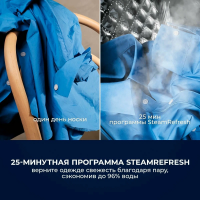 Стиральная машина с паром Electrolux EW7F5612SQE, белый/черный