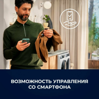 Стиральная машина с паром Electrolux EW7F5612SQE, белый/черный