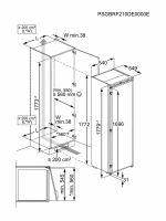 Холодильник встраиваемый однокамерный AEG NSK6D181ES