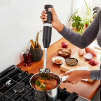 Блендер погружной KitchenAid 5KHBV83EOB, черный