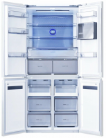 Холодильник Centek CT-1746 NF White Glass, белый