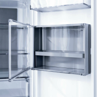 Холодильник Centek CT-1746 NF White Glass, белый