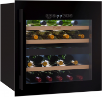 Встраиваемый винный шкаф Lex LWD6036BL dual zone S (CHAT500009),черный