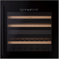 Встраиваемый винный шкаф Lex LWD6036BL dual zone S (CHAT500009),черный