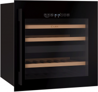 Встраиваемый винный шкаф Lex LWD6036BL dual zone S (CHAT500009),черный