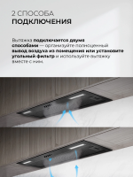 Встраиваемая вытяжка Lex Hyper 900 Inverter BBL, черный