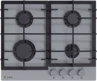 Газовая варочная панель Lex GVG 642-1 GR, серый
