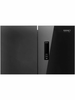 Холодильник Side-by-Side Kraft Technology TNC-NF702ICB, черное стекло