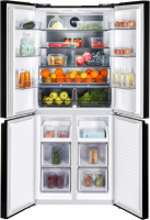 Холодильник Nordfrost RFQ 450 NFGB, черный