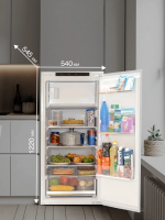 Встраиваемый холодильник Scandilux RBI188, белый