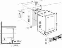 Встраиваемый винный шкаф Liebherr UWpri 3661, черный