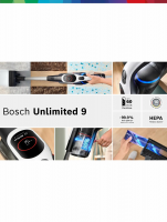 Пылесос вертикальный аккумуляторный Bosch BCS931WBA, белый/черный/серебристый
