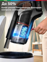Пылесос вертикальный аккумуляторный Bosch BCS931WBA, белый/черный/серебристый
