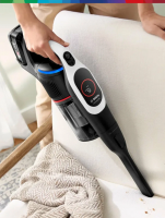 Пылесос вертикальный аккумуляторный Bosch BCS931WBA, белый/черный/серебристый