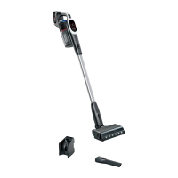 Пылесос вертикальный аккумуляторный Bosch BCS931WBA, белый/черный/серебристый