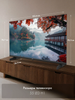 Телевизор Haier 55 LED H1, черный