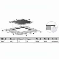 Электрическая варочная панель Haier HHY-C64TOVB, черный