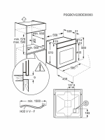 Духовой шкаф электрический Electrolux KOFDP46BK, черный