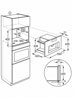 Кофемашина встраиваемая Electrolux KBC85Z, черный/нержавеющая сталь