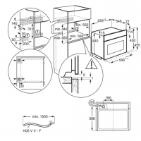 Микроволновая печь встраиваемая Electrolux EVM9E2XT, черный