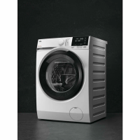 Стиральная машина AEG LFR71844SBE, инвертор, функция пара, белый/черный