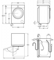 Стиральная машина AEG LFR62844BE, белый/черный