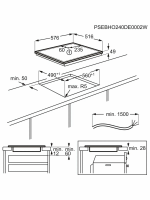 Варочная панель индукционная AEG TO64IM00XB, черный/нержавеющая сталь