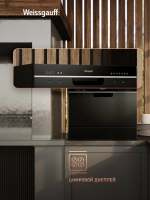 Компактная посудомоечная машина Weissgauff TDW 4017 D, черный