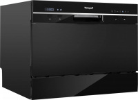 Компактная посудомоечная машина Weissgauff TDW 4017 D, черный