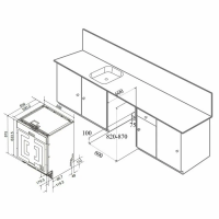 Встраиваемая посудомоечная машина Meferi MDW6083 POWER