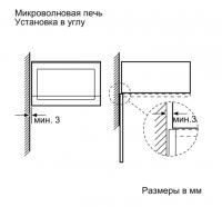 Микроволновая печь встраиваемая Neff HLAWD23G0, черный/нержавеющая сталь