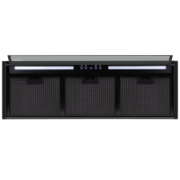 Вытяжка Т-образная Maunfeld Mirage 90, черный