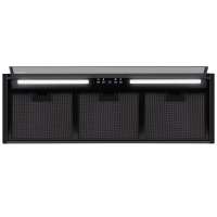 Вытяжка Т-образная Maunfeld Mirage 90, черный