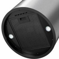 Вытяжка цилиндрическая Maunfeld DRUM Wall 35, нержавеющая сталь