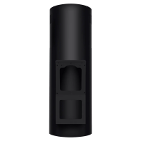 Вытяжка цилиндрическая Maunfeld Lee Wall 39 Long Black, черный