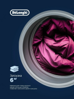Стиральная машина DeLonghi CARMELLA L 614 VI, белый