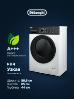 Стиральная машина DeLonghi ROSSA L 724 VI, белый