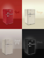 Холодильник TESLER RT-97 RED , красный