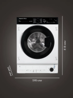 Встраиваемая стиральная машина Zigmund & Shtain BWM 04, белый